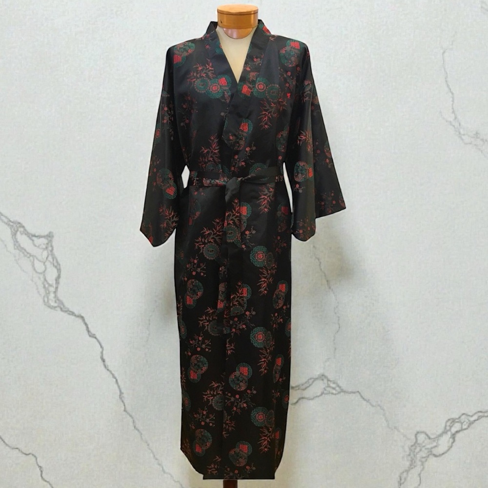 Rare Vintage Silk Necklace Authentic Japanese Kimono Robe - OSFA